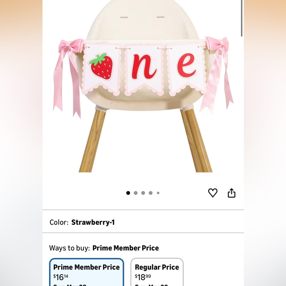 🍓🎀Berry first birthday Outfit and decor! 🎀🍓 - Picture 4 of 14